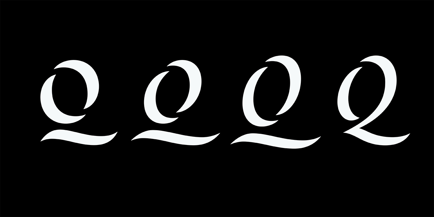 Beispiel einer Laima Thin-Schriftart